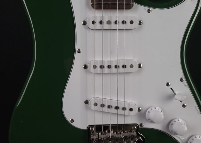 PRS SE Silver Sky Rosewood Laurel Green #054