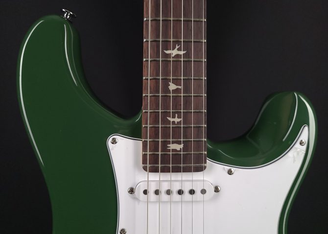 PRS SE Silver Sky Rosewood Laurel Green #054