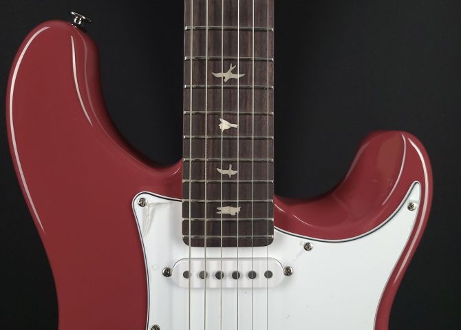 PRS SE Silver Sky Rosewood Derby Red #526