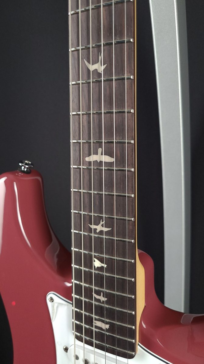 PRS SE Silver Sky Rosewood Derby Red #526