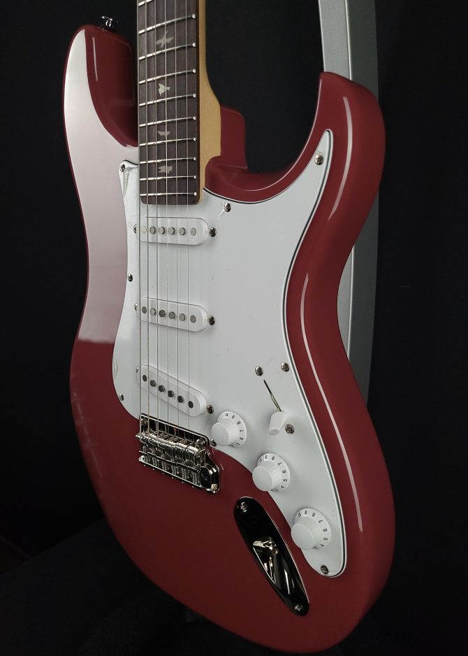 PRS SE Silver Sky Rosewood Derby Red #526