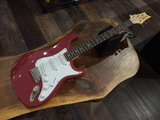 PRS SE Silver Sky Rosewood Derby Red #526