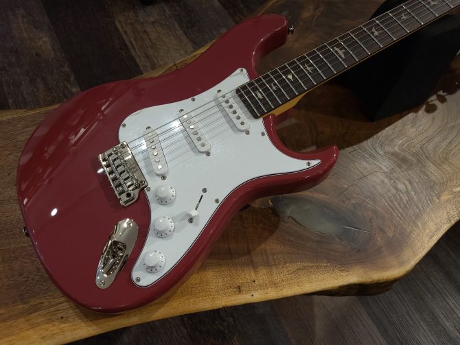 PRS SE Silver Sky Rosewood Derby Red #526