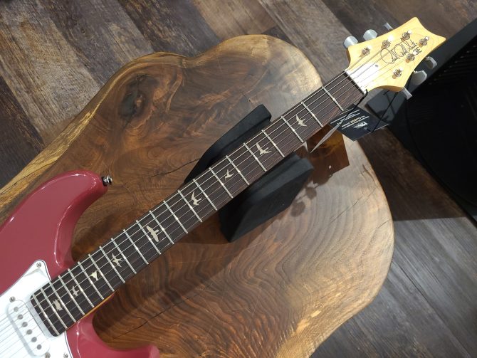 PRS SE Silver Sky Rosewood Derby Red #526