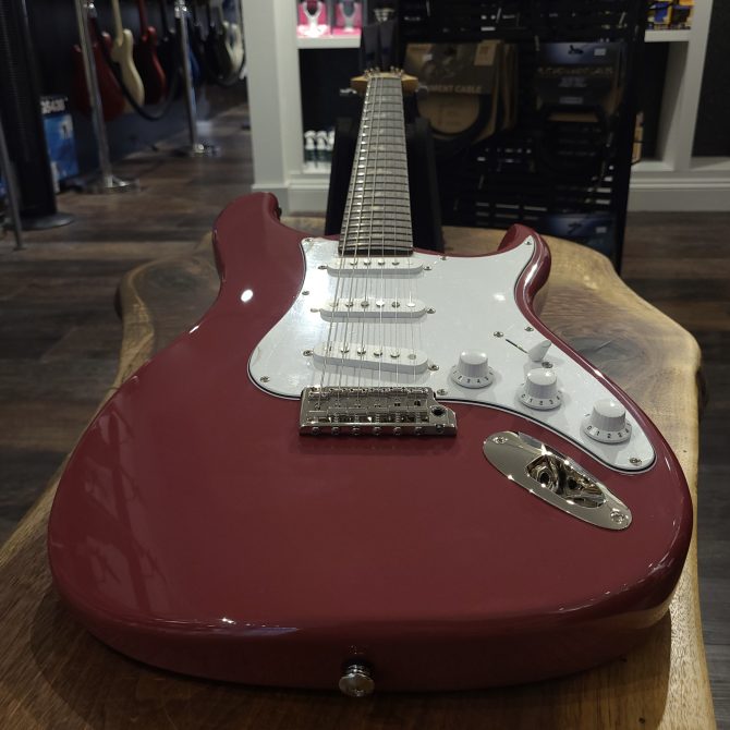 PRS SE Silver Sky Rosewood Derby Red #526