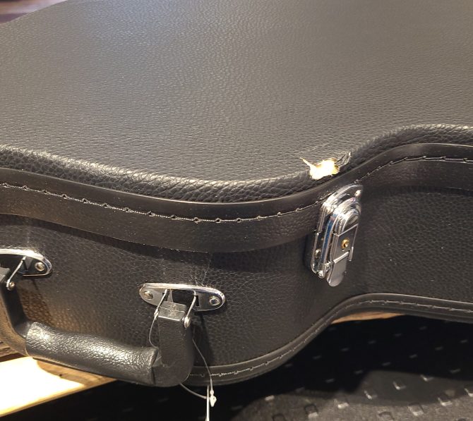PRS SE Acoustic Hardshell Case Black Tolex Blemished