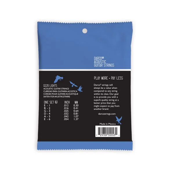 Martin D220 Darco .012-.054 Phosphor Bronze Strings