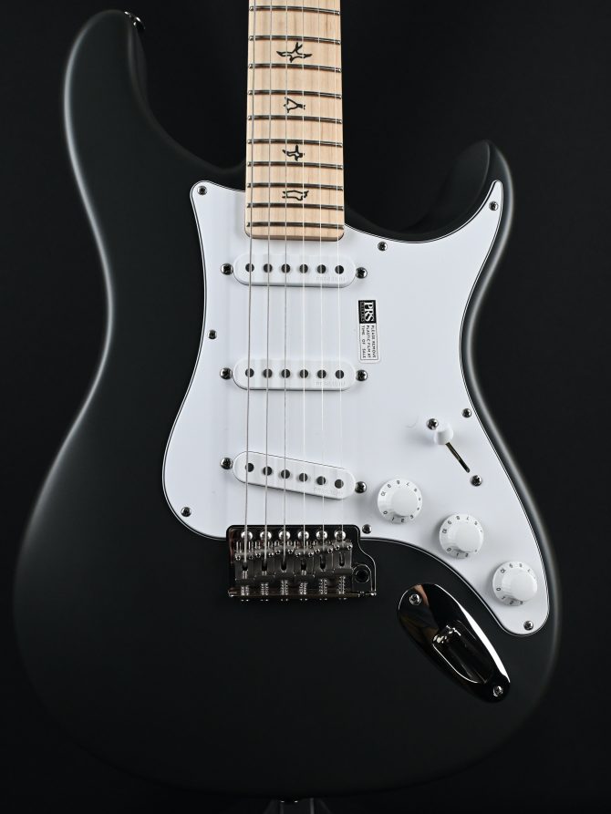 PRS Silver Sky Maple Faded Black Tee Satin #350