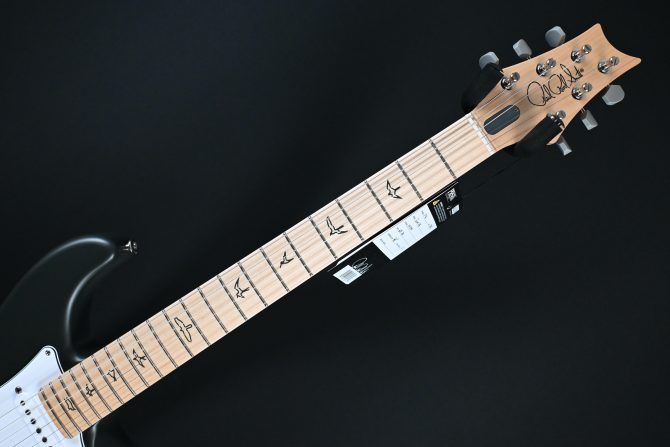 PRS Silver Sky Maple Faded Black Tee Satin #350