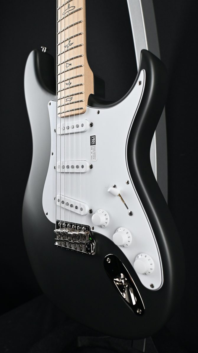 PRS Silver Sky Maple Faded Black Tee Satin #350