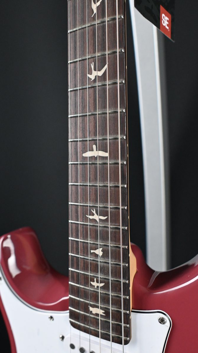 PRS SE Silver Sky "Lefty" Derby Red #869