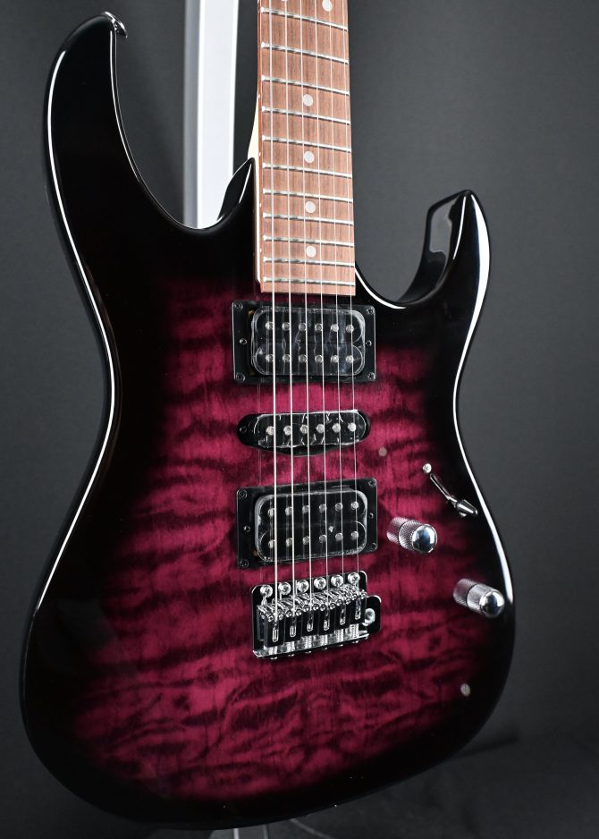 Ibanez GRX70QA-TVT Gio Series Transparent Violet Sunburst #225