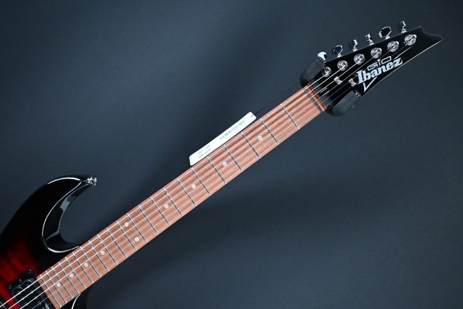 Ibanez GRX70QA-TVT Gio Series Transparent Red Burst #814