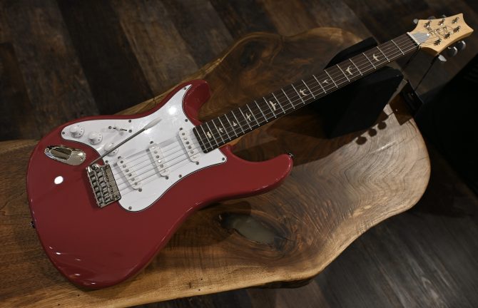 PRS SE Silver Sky "Lefty" Derby Red #869