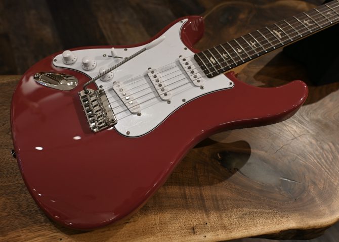 PRS SE Silver Sky "Lefty" Derby Red #869