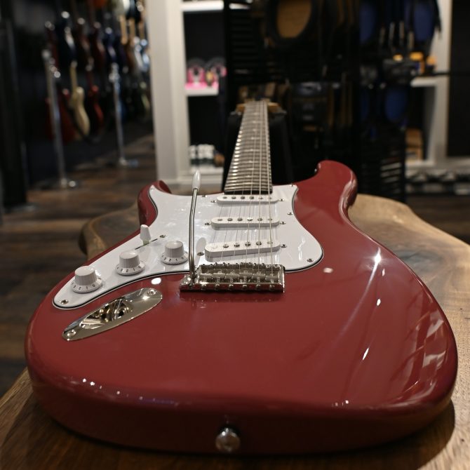 PRS SE Silver Sky "Lefty" Derby Red #869