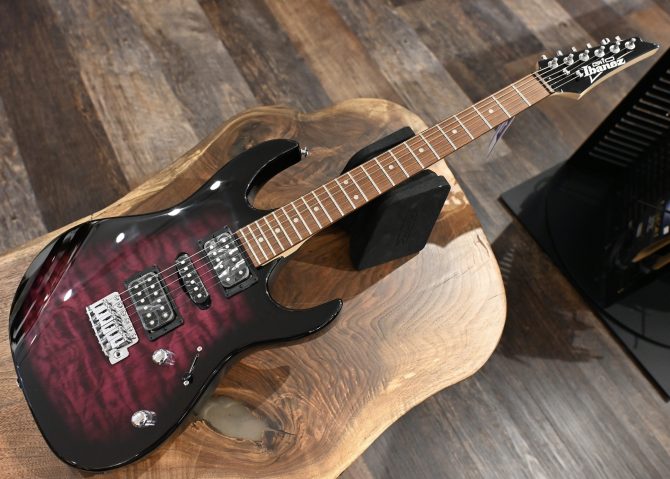 Ibanez GRX70QA-TVT Gio Series Transparent Violet Sunburst #225