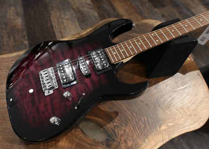 Ibanez GRX70QA-TVT Gio Series Transparent Violet Sunburst #225