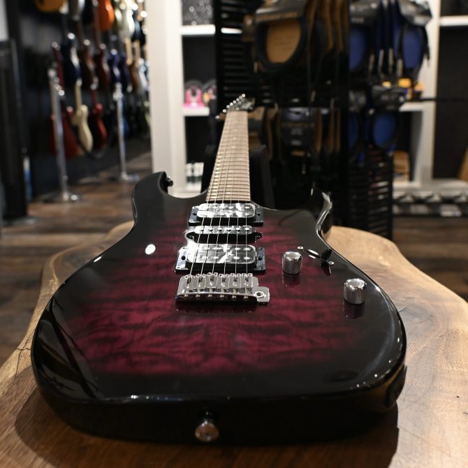 Ibanez GRX70QA-TVT Gio Series Transparent Violet Sunburst #225