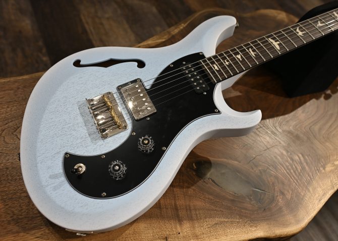 PRS S2 Vela Semi Hollow Satin Cloudburst #548