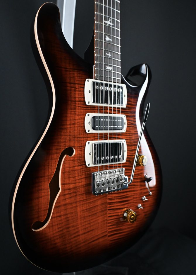 PRS SE Special Semi-Hollow Orange Tiger Smokeburst 2025