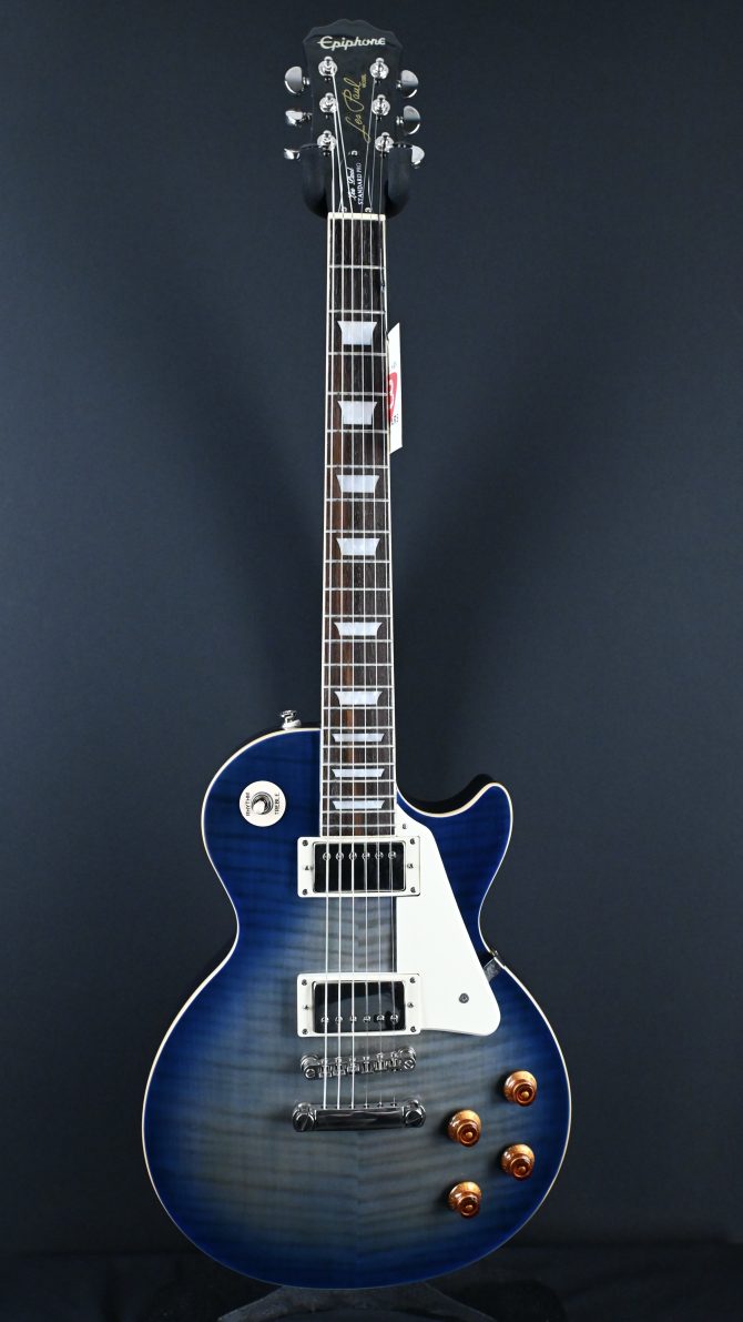 Epiphone Gibson Les Paul Standard Plus Top Pro Translucent Blue 2012