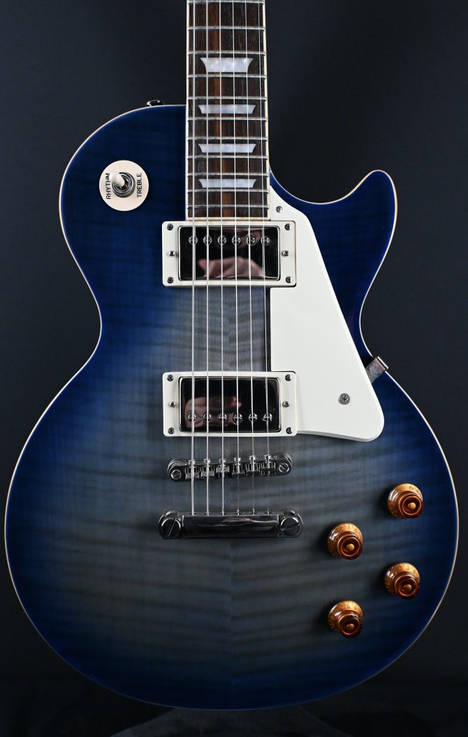 Epiphone Gibson Les Paul Standard Plus Top Pro Translucent Blue 2012