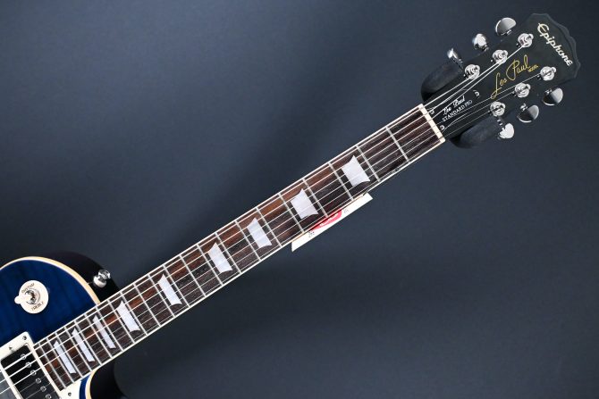 Epiphone Gibson Les Paul Standard Plus Top Pro Translucent Blue 2012