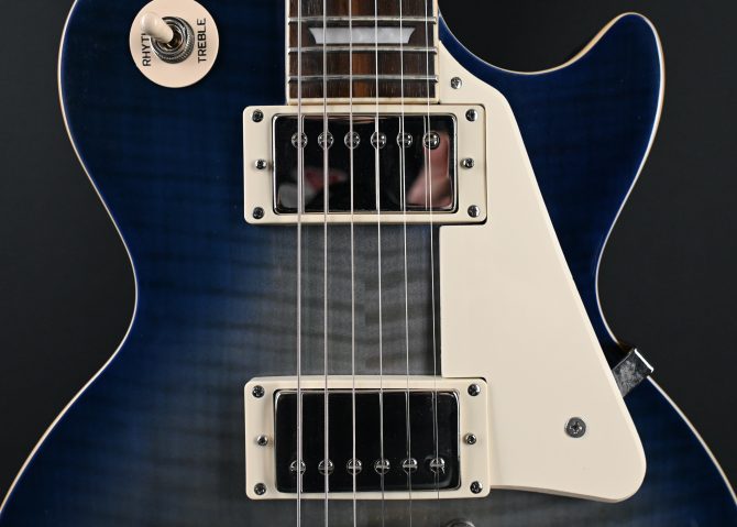 Epiphone Gibson Les Paul Standard Plus Top Pro Translucent Blue 2012
