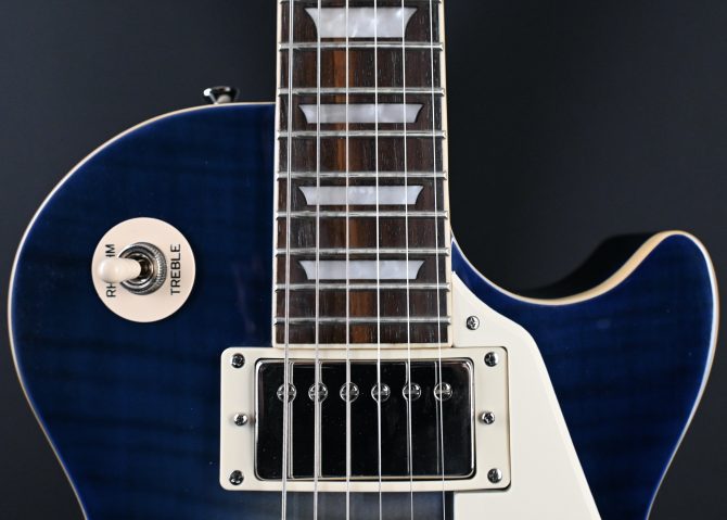 Epiphone Gibson Les Paul Standard Plus Top Pro Translucent Blue 2012