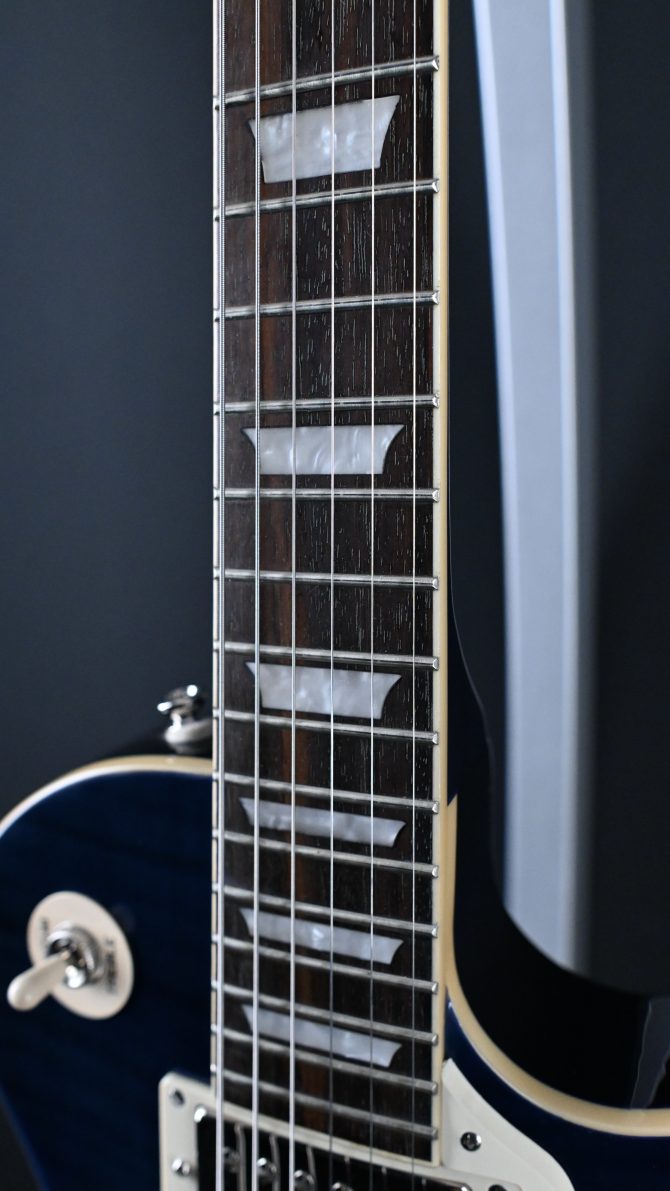 Epiphone Gibson Les Paul Standard Plus Top Pro Translucent Blue 2012