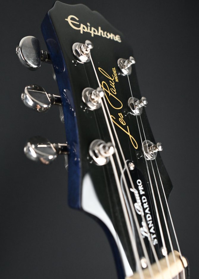 Epiphone Gibson Les Paul Standard Plus Top Pro Translucent Blue 2012