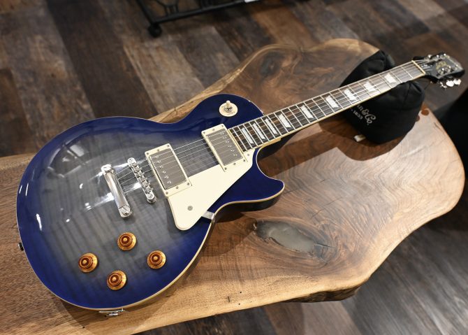 Epiphone Gibson Les Paul Standard Plus Top Pro Translucent Blue 2012