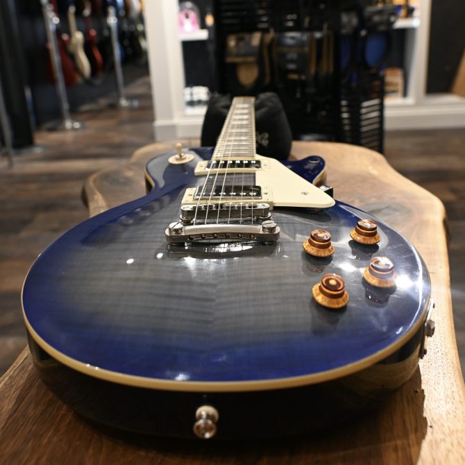 Epiphone Gibson Les Paul Standard Plus Top Pro Translucent Blue 2012
