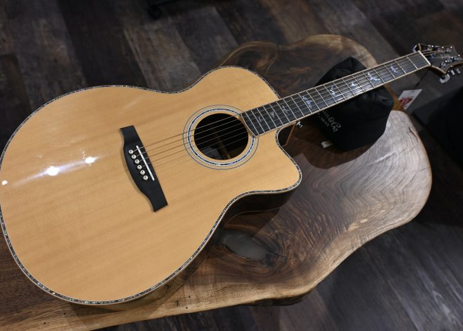 PRS Angelus A60E Natural Acoustic Electric Guitar 2020