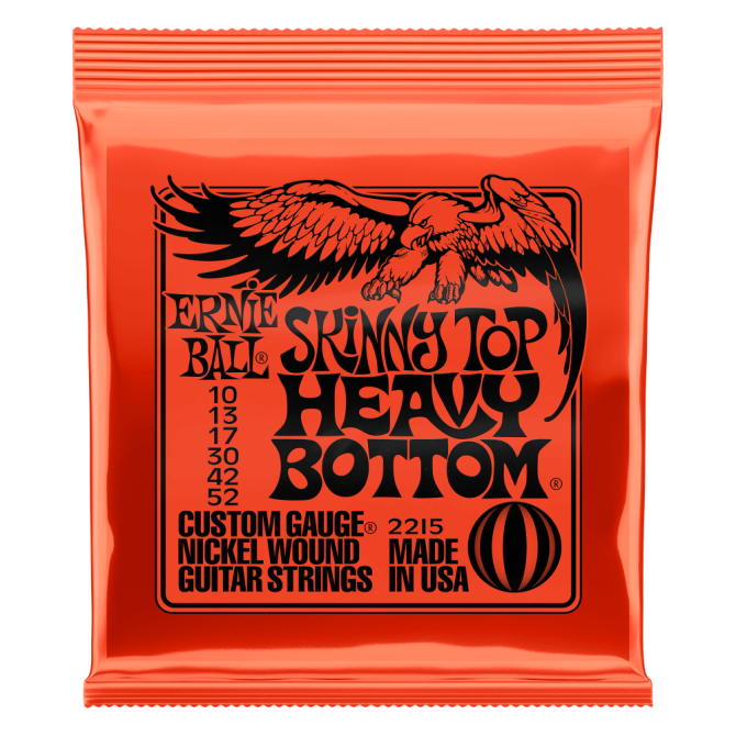Ernie Ball 2215 Skinny Top Heavy Bottom Electric Guitar Strings (10-52)