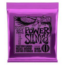 Ernie Ball 2220 Power Slinky Electric Guitar Strings (11-48)