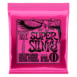 Ernie Ball 2223 Super Slinky Nickel Electric Guitar Strings (9-42)