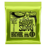 Ernie Ball 2621 7-String Regular Slinky Nickel Wound Electric Guitar Strings (10-56)