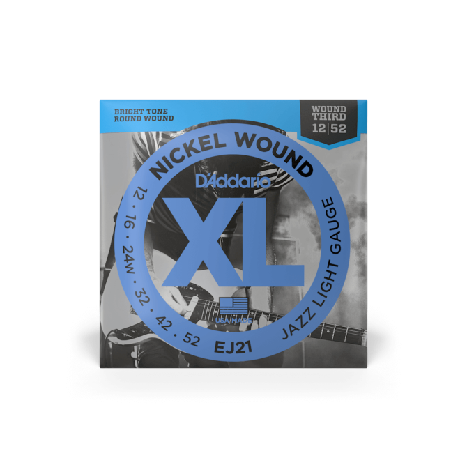 D’addario EJ21 12-52 Jazz Light Electric Guitar Strings
