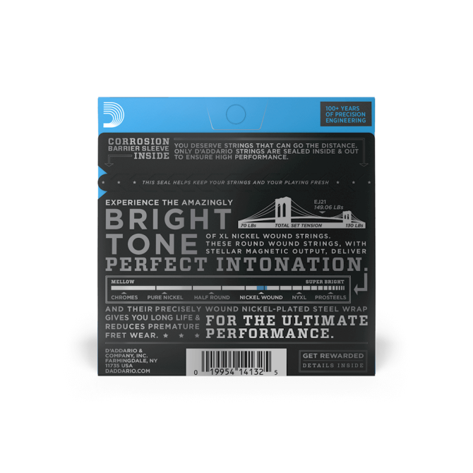 D’addario EJ21 12-52 Jazz Light Electric Guitar Strings