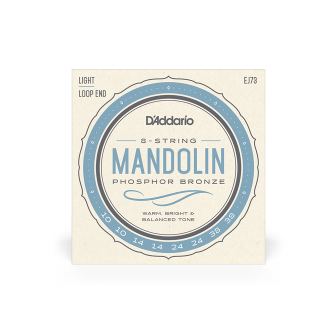 D’addario EJ73 10-38 Light Set Mandolin Strings