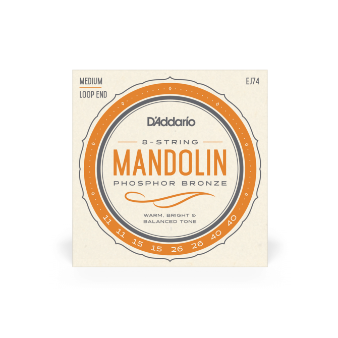 D’addario EJ74 11-40 Medium Set Mandolin Strings