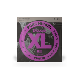 D’addario EPN120 Pure Nickel 09-41Super Light Electric Guitar Strings