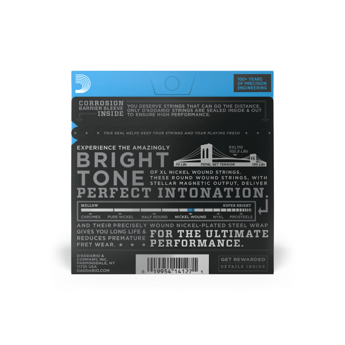 D’Addario EXL110 10-46 Regular Light Electric Guitar Strings