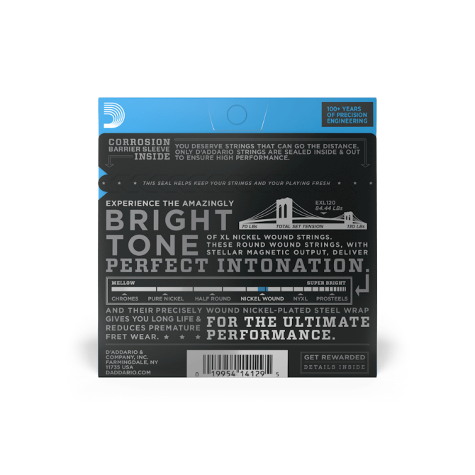 D’Addario EXL120 09-42 Super Light Electric Guitar Strings