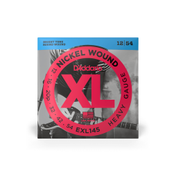 D’addario EXL145 12-54 Heavy Plain 3rd Electric Guitar Strings
