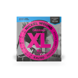 D’addario EXL150 10-46 Regular Light 12-String Electric Guitar Strings