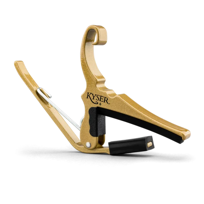 Kyser Acoustic Guitar Capo Gold