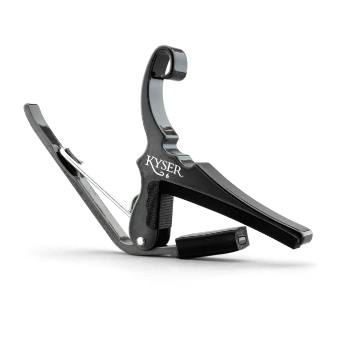 Kyser Acoustic Guitar Capo Black Chrome